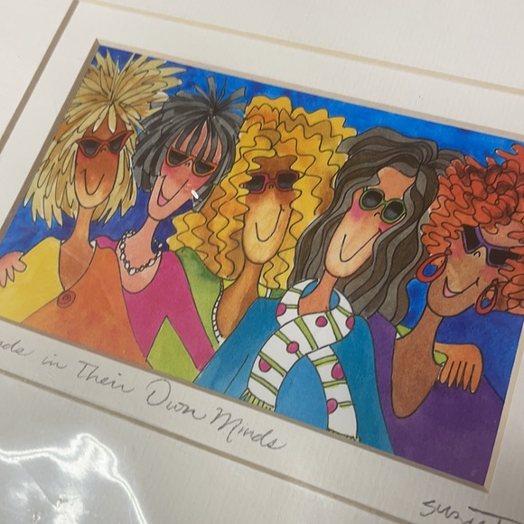 Suzy Toronto Matted Art Print “The Gathering of The Goddesses” 2003 - Picture 2 of 8